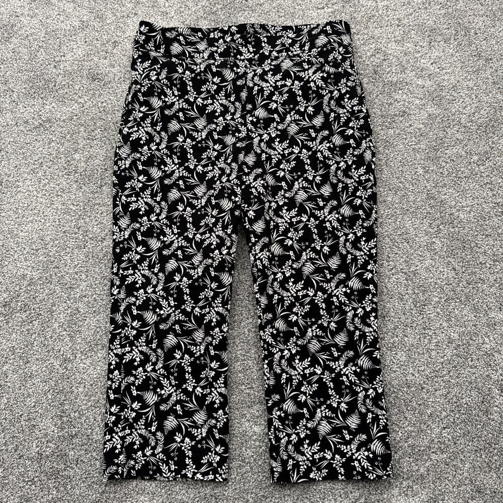 Briggs Pants Womens Size 8 Floral Boho Chic Office Cottagecore Retro Romantic